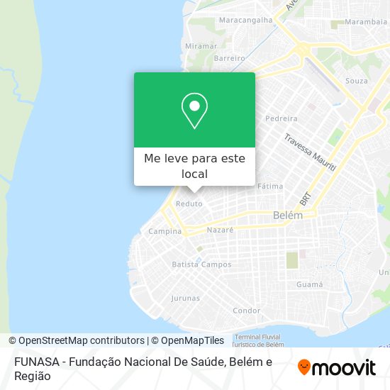 FUNASA - Fundação Nacional De Saúde mapa