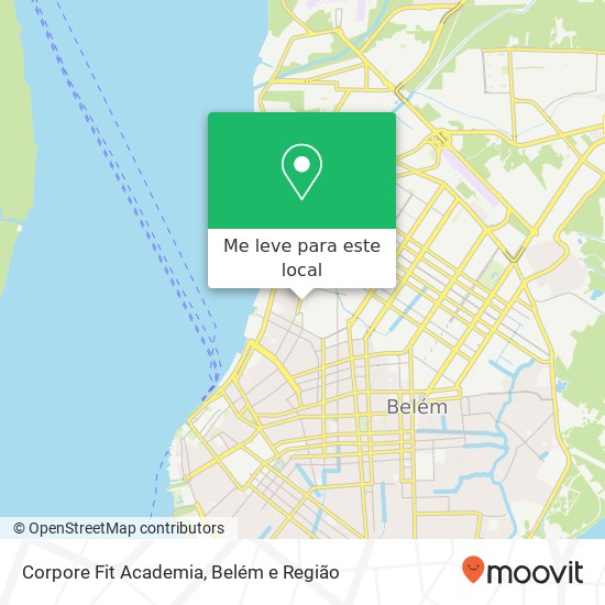 Corpore Fit Academia mapa