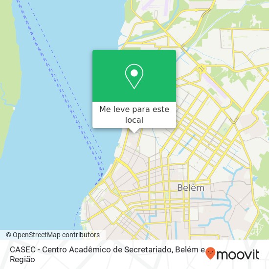 CASEC - Centro Acadêmico de Secretariado mapa