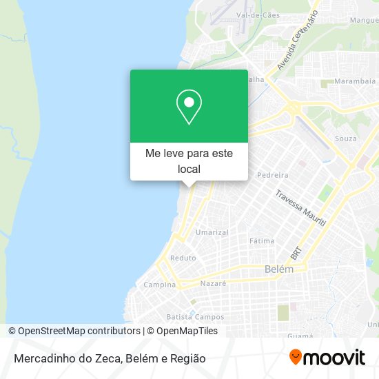 Mercadinho do Zeca mapa