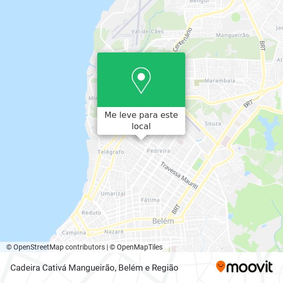 Cadeira Cativá Mangueirão mapa