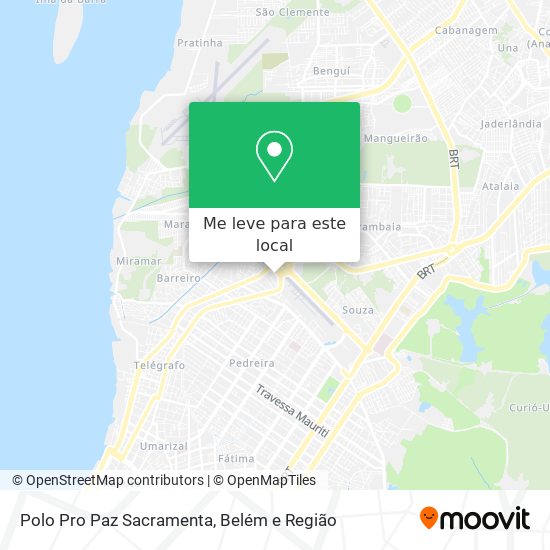 Polo Pro Paz Sacramenta mapa
