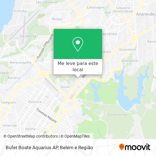 Bufet Boate Aquarius AP mapa
