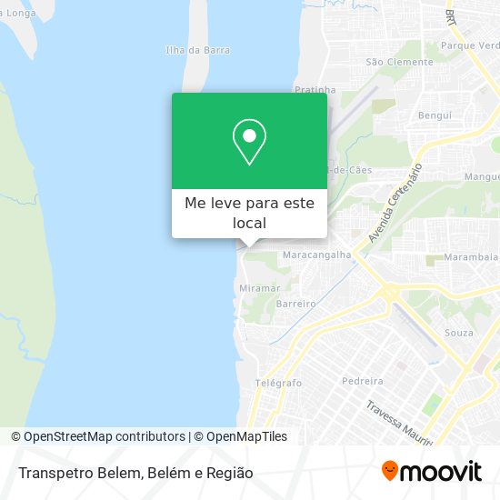 Transpetro Belem mapa