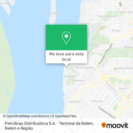 Petrobras Distribuidora S.A. - Terminal de Belém mapa