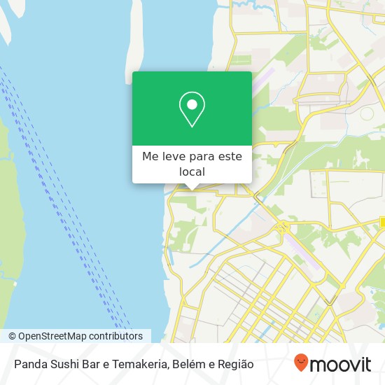 Panda Sushi Bar e Temakeria mapa