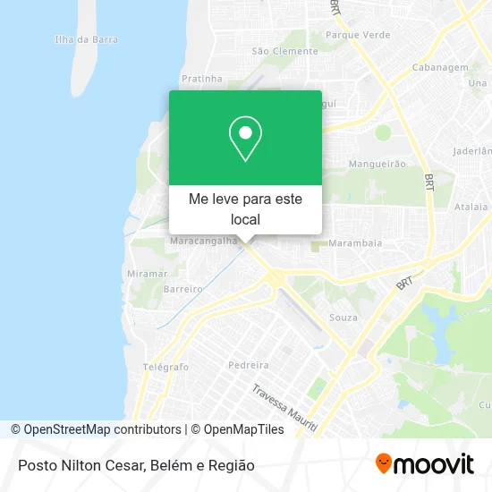 Posto Nilton Cesar mapa
