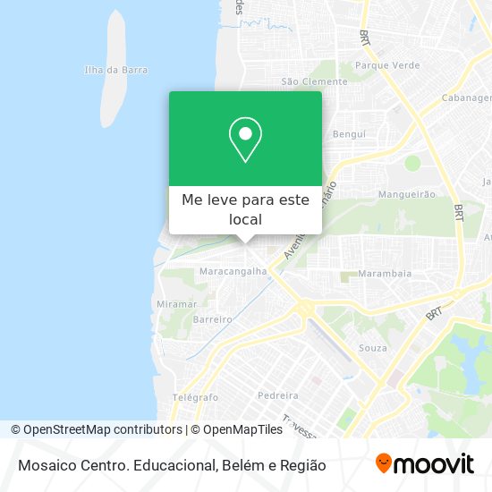 Mosaico Centro. Educacional mapa