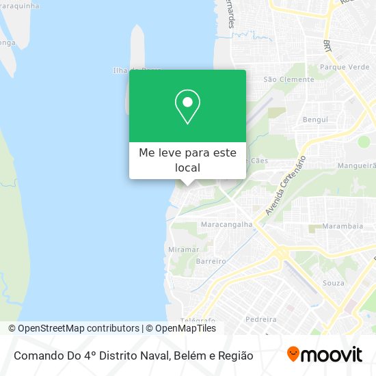 Comando Do 4º Distrito Naval mapa