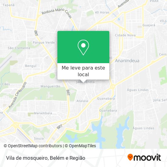 Vila de mosqueiro mapa