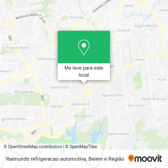 Raimundo refrigeracao automotiva mapa