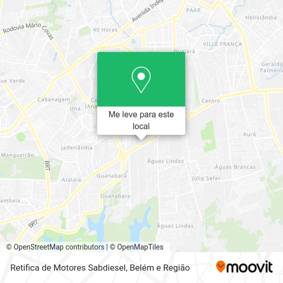 Retifica de Motores Sabdiesel mapa