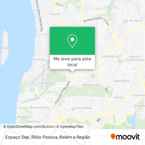 Espaço Dep. Rildo Pessoa mapa