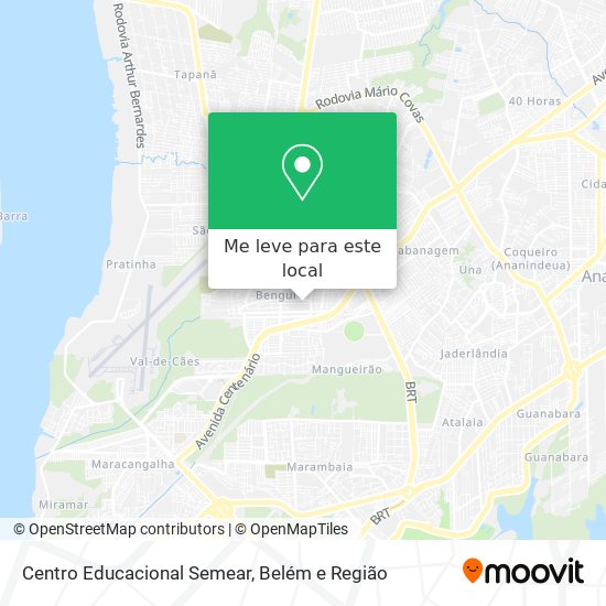Centro Educacional Semear mapa