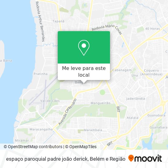 espaço paroquial padre joão derick mapa