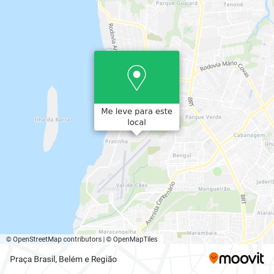 Praça Brasil mapa