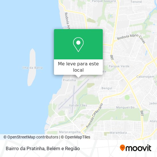 Bairro da Pratinha mapa