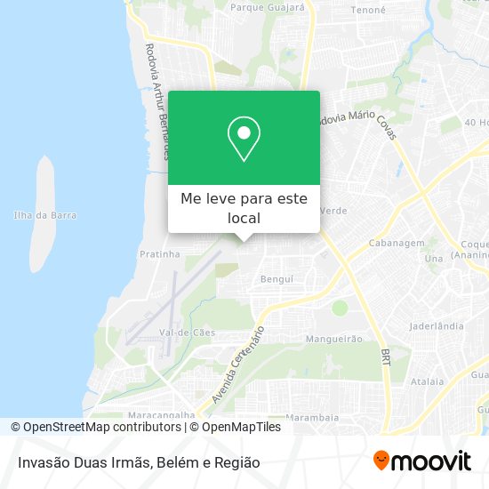 Invasão Duas Irmãs mapa