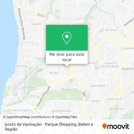 posto de Vacinação - Parque Shopping mapa