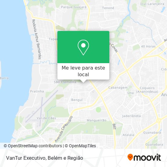 VanTur Executivo mapa