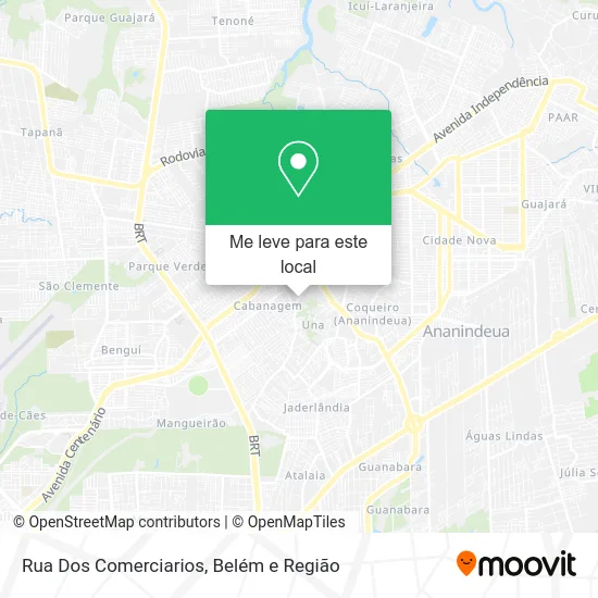 Rua Dos Comerciarios mapa