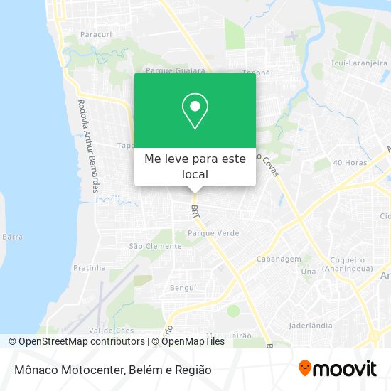 Mônaco Motocenter mapa