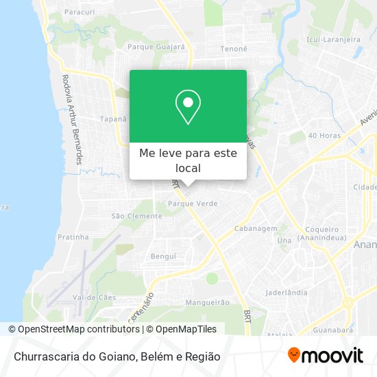 Churrascaria do Goiano mapa