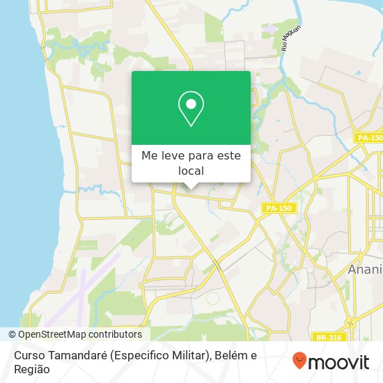 Curso Tamandaré (Especifico Militar) mapa