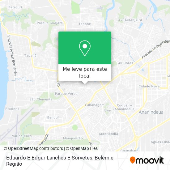 Eduardo E Edgar Lanches E Sorvetes mapa