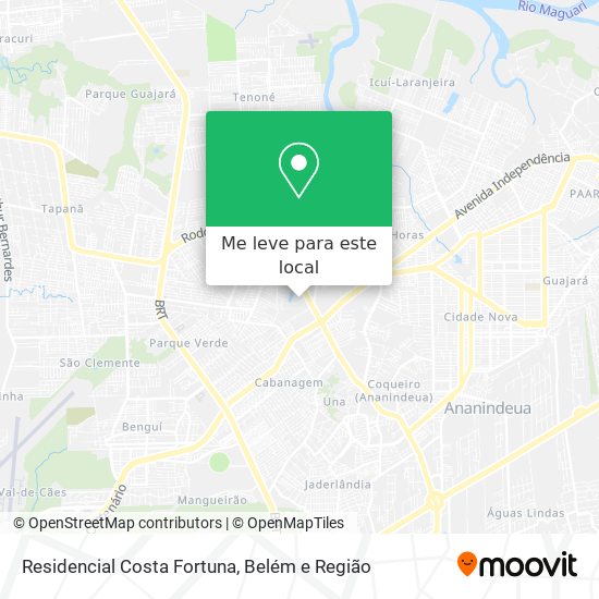 Residencial Costa Fortuna mapa