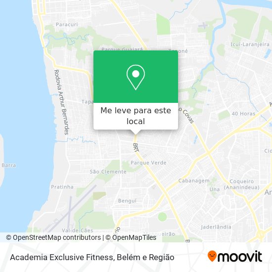 Academia Exclusive Fitness mapa