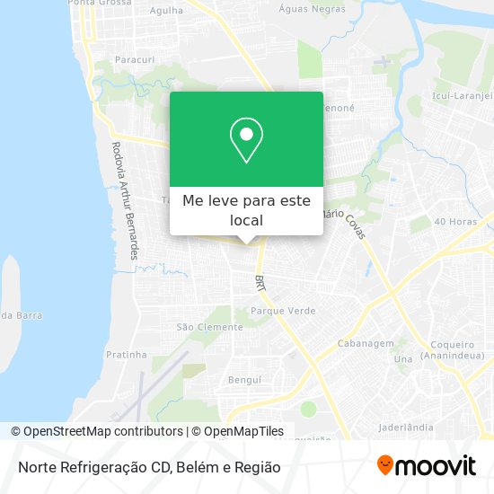 Norte Refrigeração CD mapa