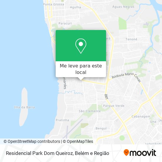 Residencial Park Dom Queiroz mapa