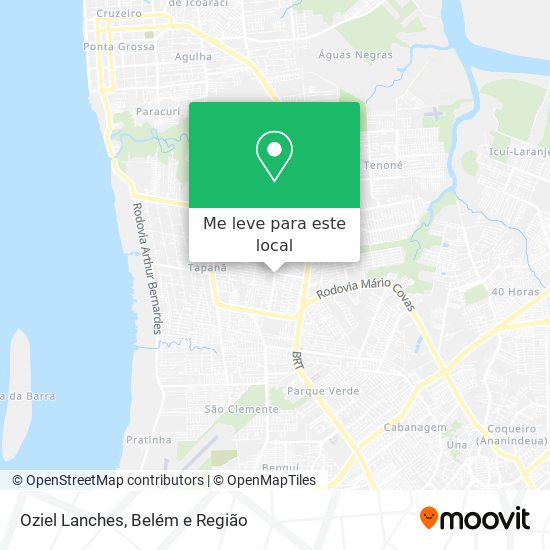 Oziel Lanches mapa