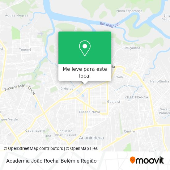 Academia João Rocha mapa