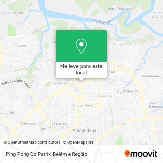 Ping Pong Do Patrix mapa