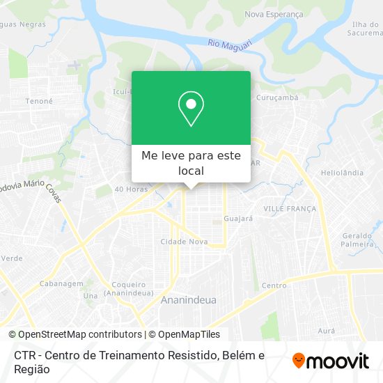 CTR - Centro de Treinamento Resistido mapa
