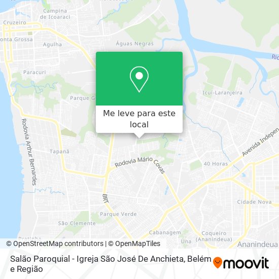 Salão Paroquial - Igreja São José De Anchieta mapa