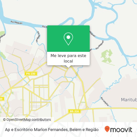 Ap e Escritório Marlon Fernandes mapa