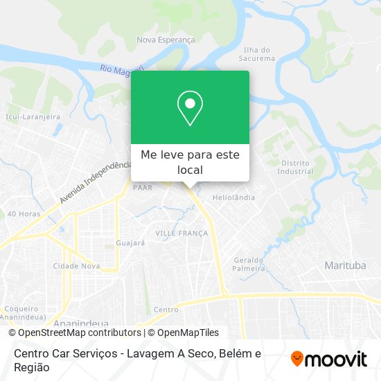 Centro Car Serviços - Lavagem A Seco mapa