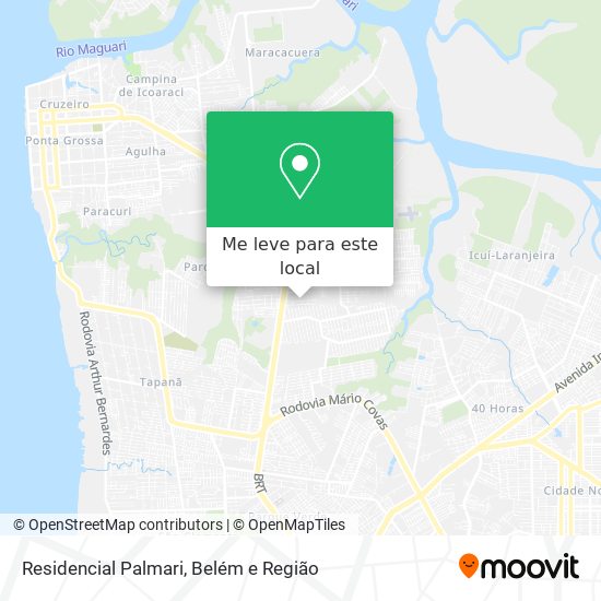 Residencial Palmari mapa