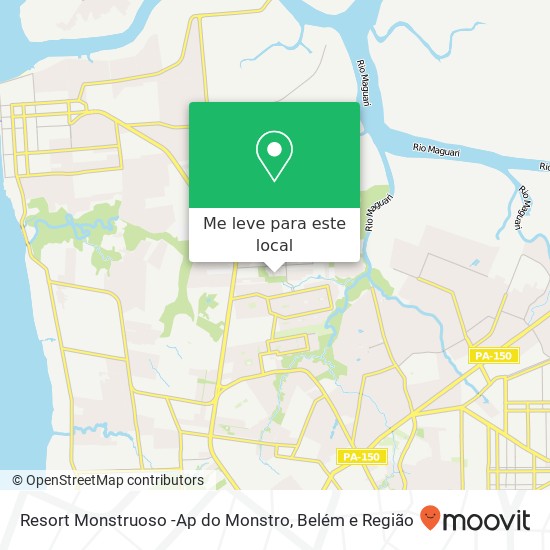 Resort Monstruoso -Ap do Monstro mapa