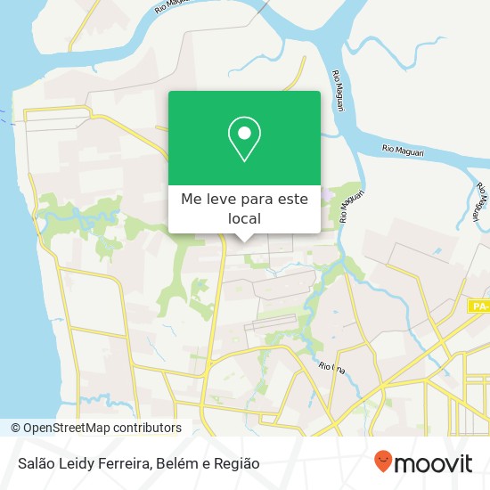 Salão Leidy Ferreira mapa