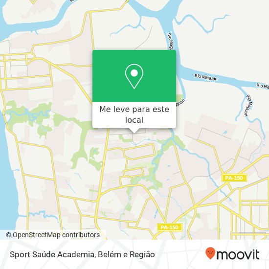 Sport Saúde Academia mapa