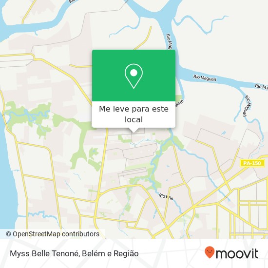 Myss Belle Tenoné mapa