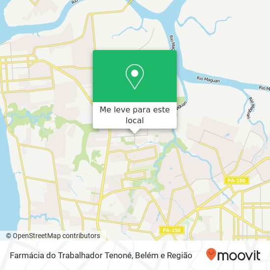 Farmácia do Trabalhador Tenoné mapa