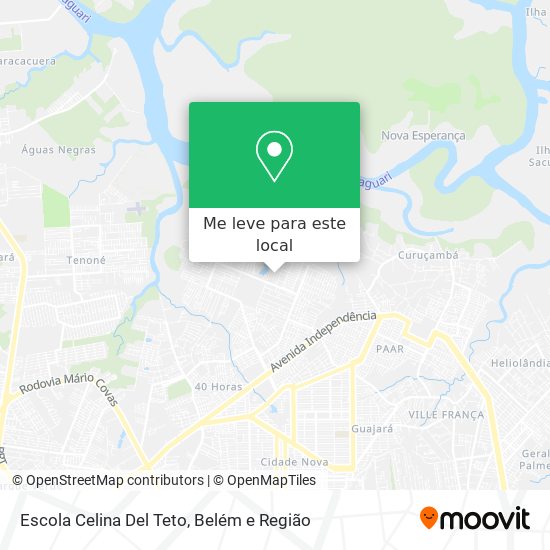 Escola Celina Del Teto mapa