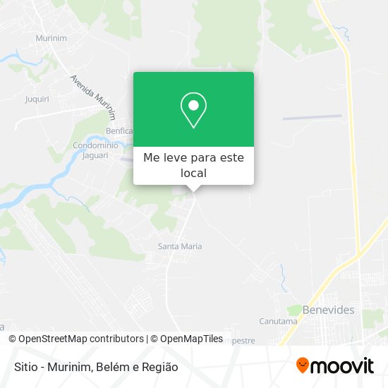 Sitio - Murinim mapa