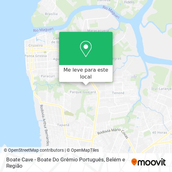 Boate Cave - Boate Do Grêmio Português mapa