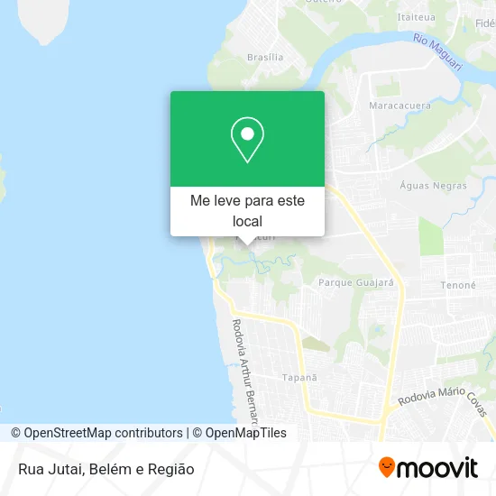 Rua Jutai mapa